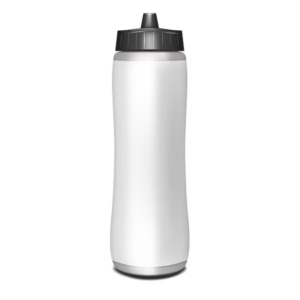 Blank White-Metalic Sportive Bottle